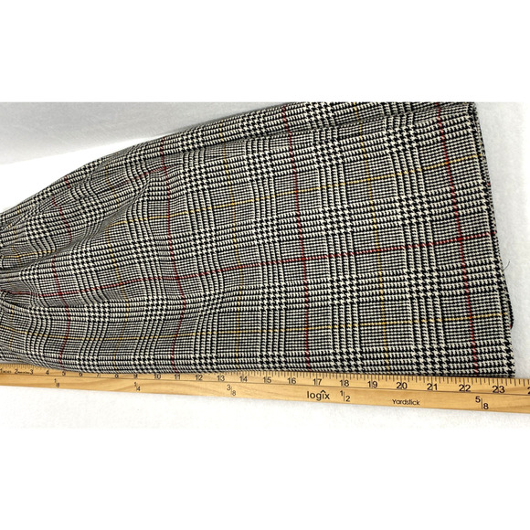 Norton McNaughton Plaid Skirt Womens Size 10‎ Petite Preppy Wool Blend Academia - Picture 7 of 11